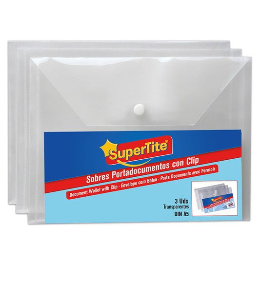 Sobres porta documentos (Pack 3)