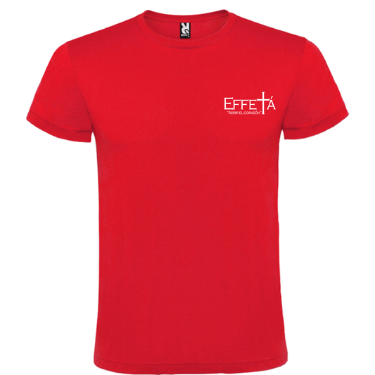 Camiseta roja Effetá